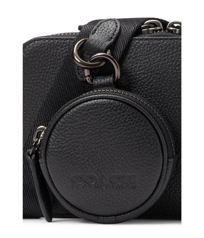 Charter Slim Crossbody in Pebble Leather with Sculpted C Hardware Branding