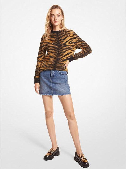 Brushed Tiger Jacquard Sweater