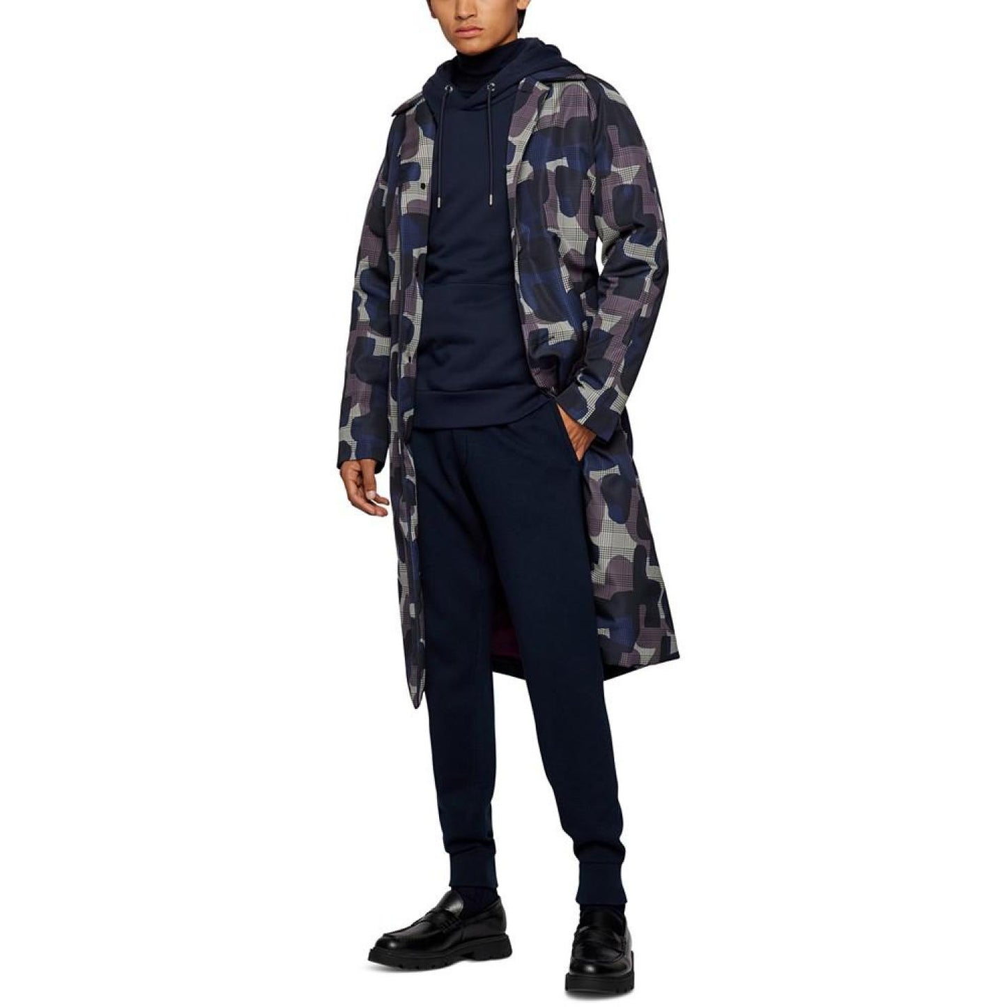 Men's Camouflage-Print Coat