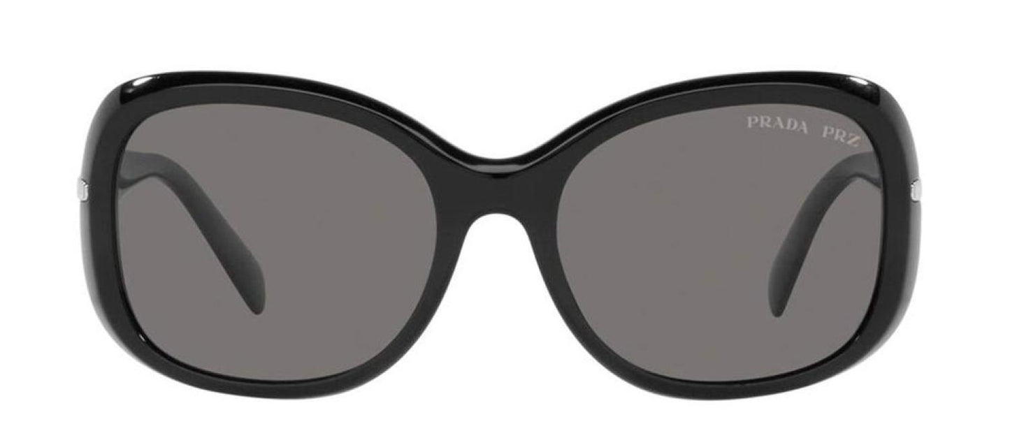 Prada PR 04ZS 1AB5Z1 Oval Polarized Sunglasses