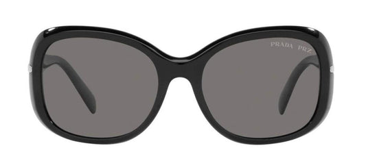 Prada PR 04ZS 1AB5Z1 Oval Polarized Sunglasses