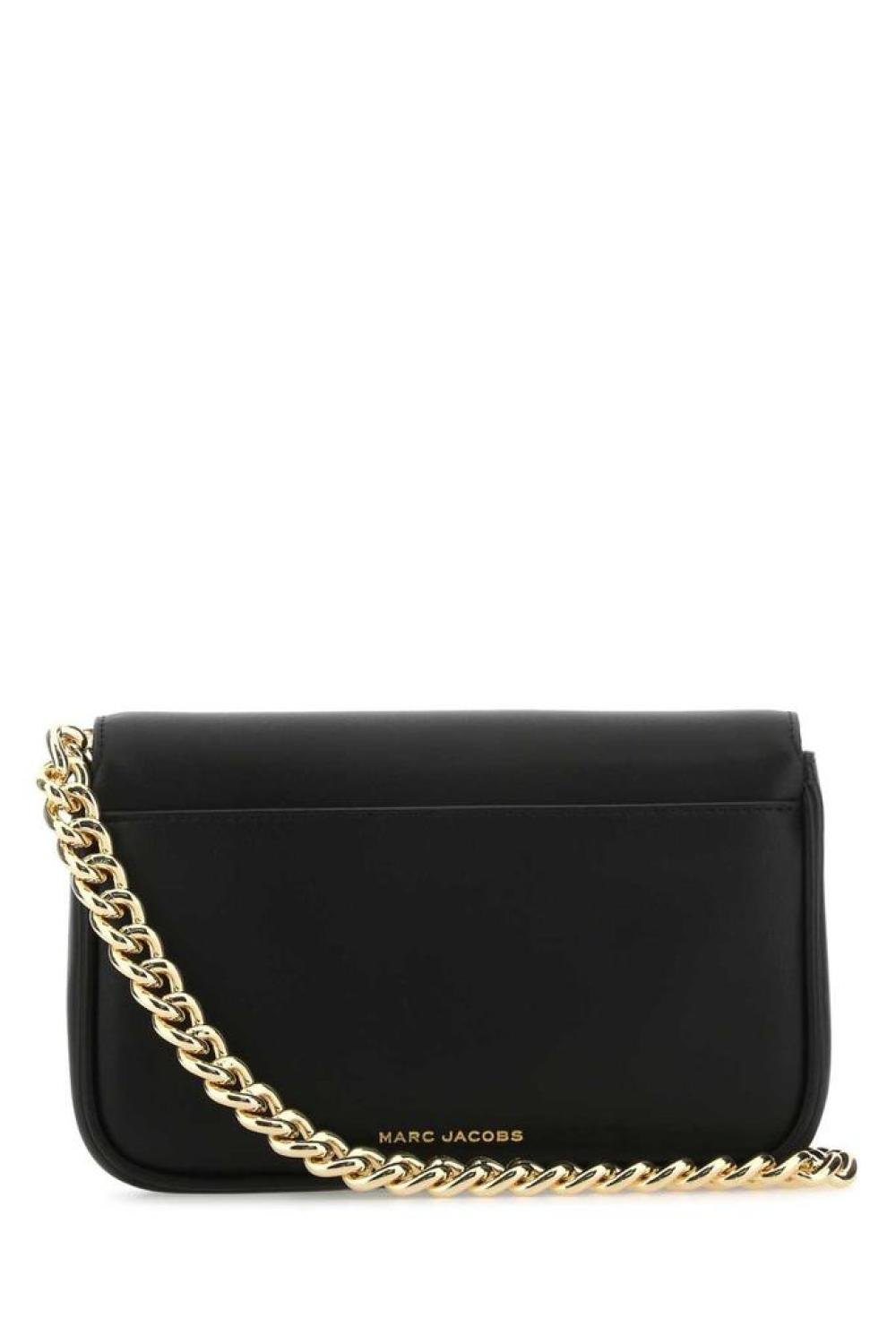 Marc Jacobs Logo Plaque Foldover Shoulder Bag