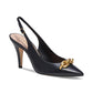 Women's Sadie Chain-Trimmed Slingback Pumps