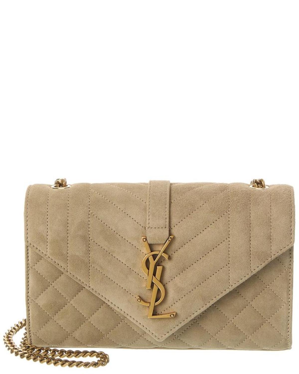 Saint Laurent Envelope Small Suede Crossbody