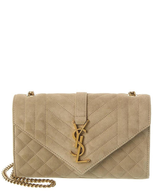 Saint Laurent Envelope Small Suede Crossbody