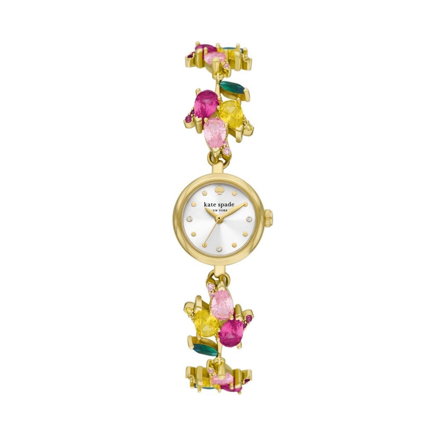 kate spade new york women's monroe three-hand, gold-tone stainless steel watch