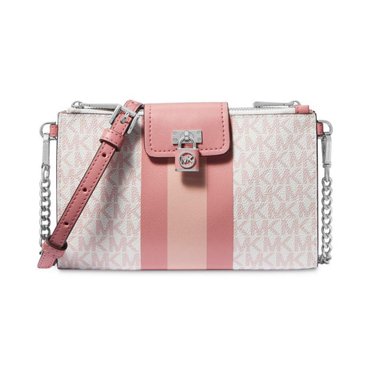 Logo Ruby Small Double Zip Crossbody