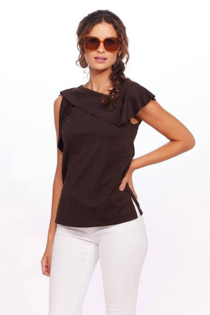 Xena Top In Brown