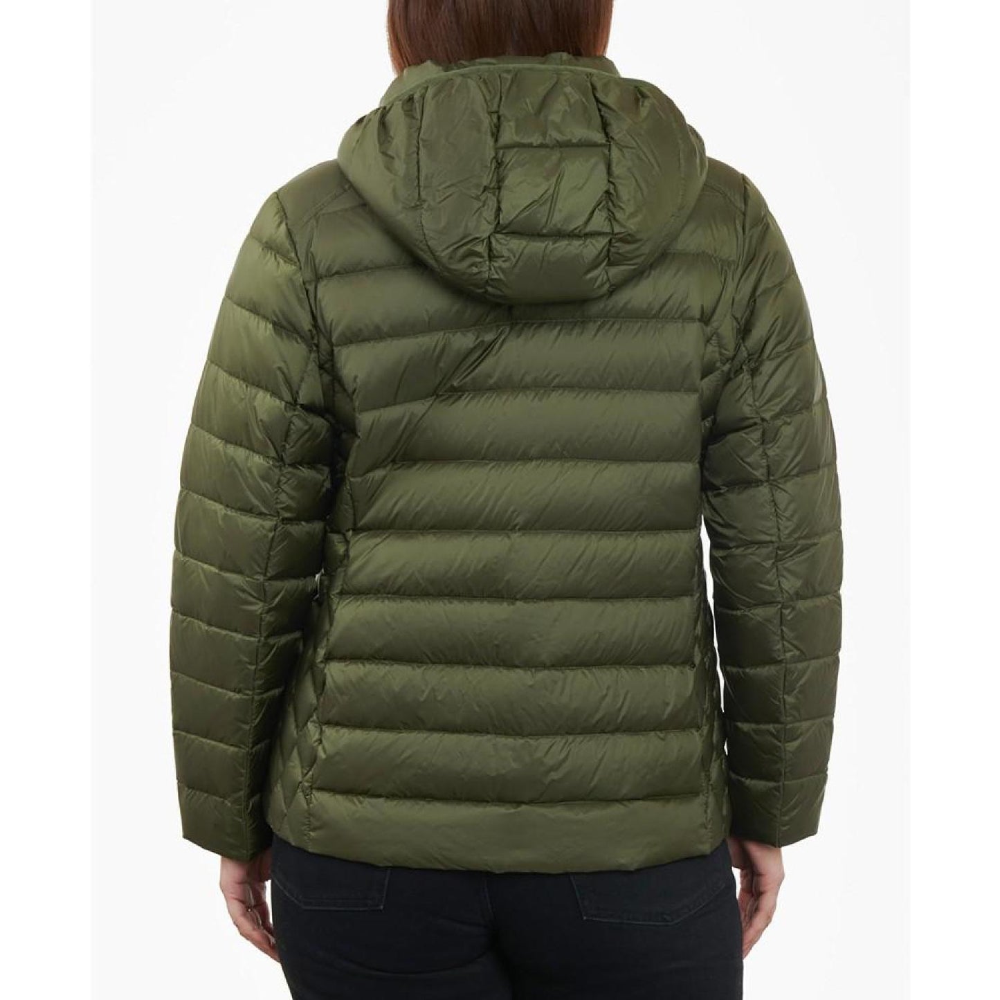 Women's Plus Size Hooded Packable Down Puffer Coat