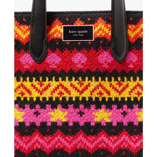 Manhattan Carnival Fair Isle Sweater Knit Tote