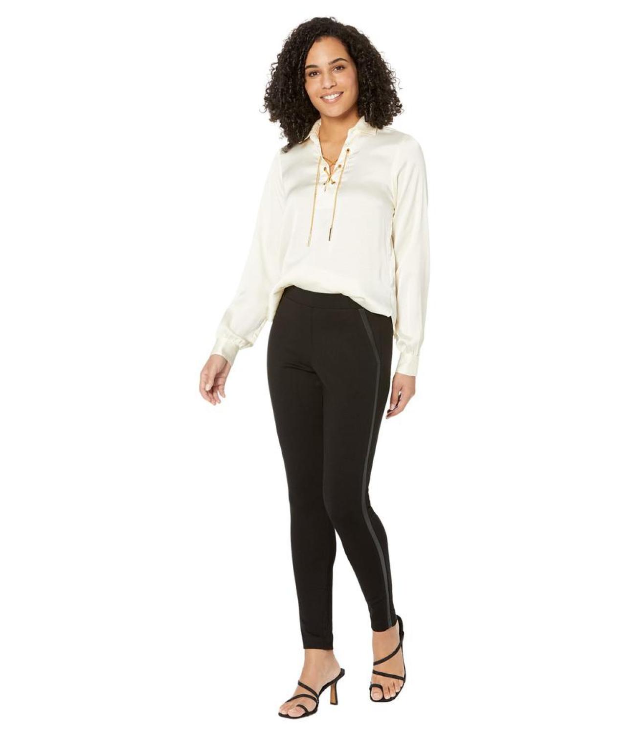 Roaman's Women's Plus Size Faux-Leather Legging Vegan Leather Stretch Pants  - Walmart.com