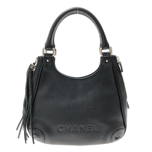 Chanel Lune  Leather Shoulder Bag (Pre-Owned)