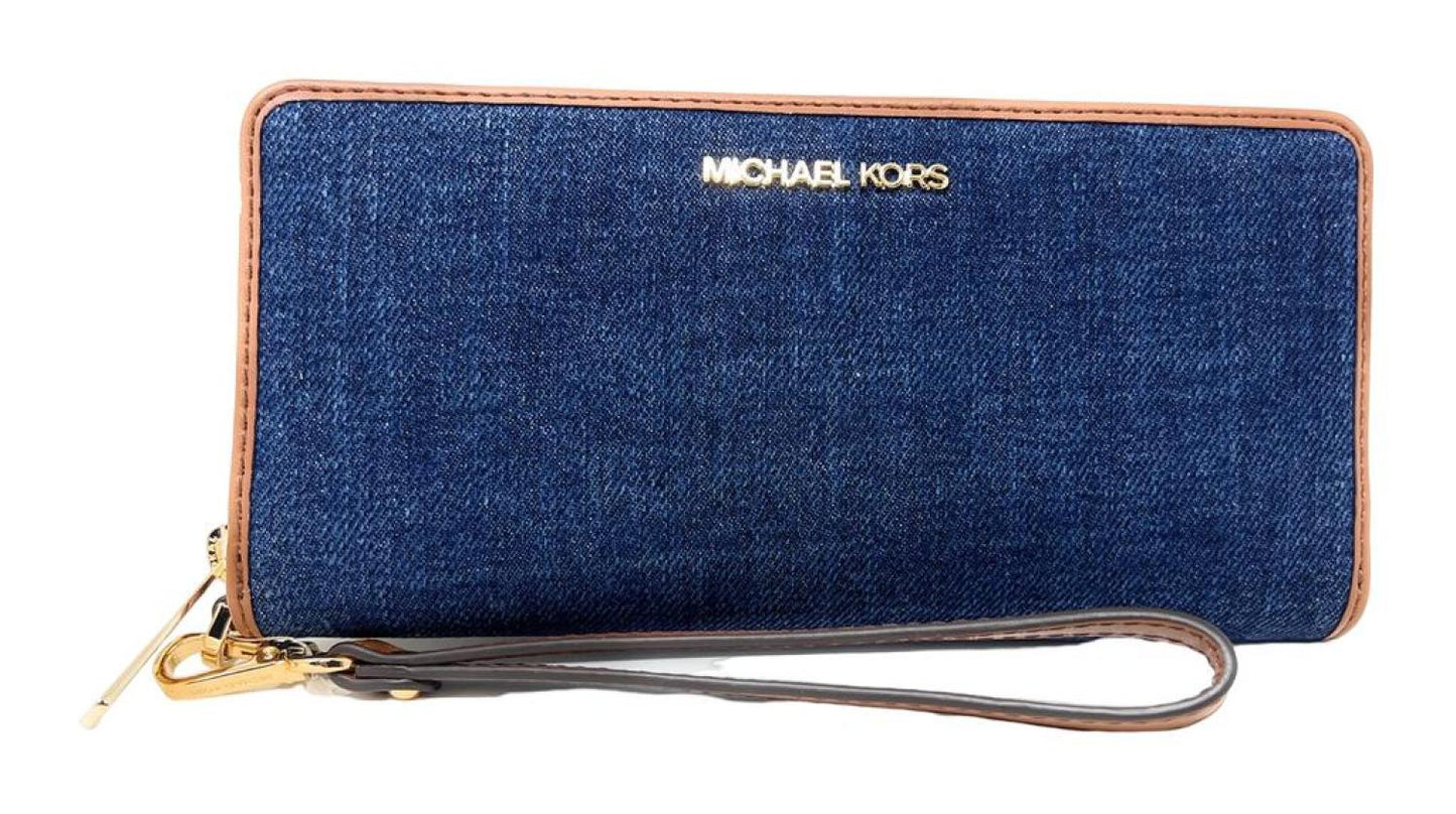 Michael Kors Women's Jet Set Travel Continental Wristlet Wallet