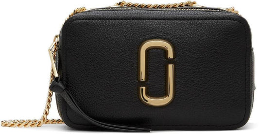 Black 'The Glam Shot 21' Shoulder Bag