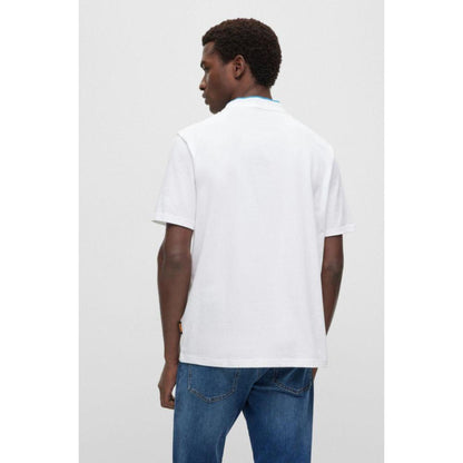 Relaxed-fit T-shirt in cotton jersey with detailed collarband