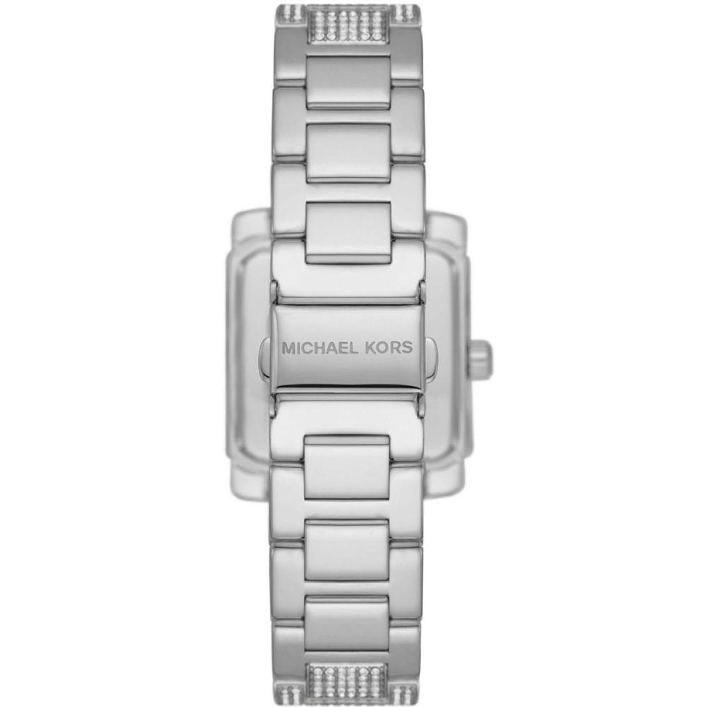 Women's Emery Three Hand Silver-Tone Stainless Steel Bracelet Watch 40mm