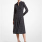 Python Silk Crepe De Chine Shirtdress