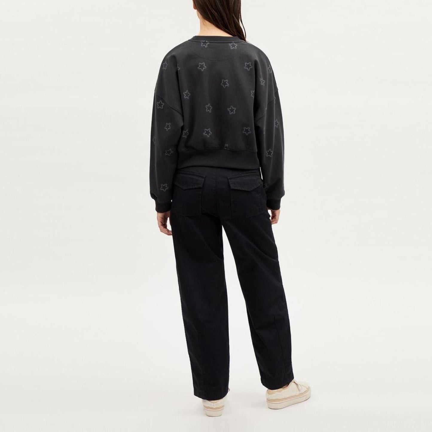 Coach Outlet Star Cropped Crewneck