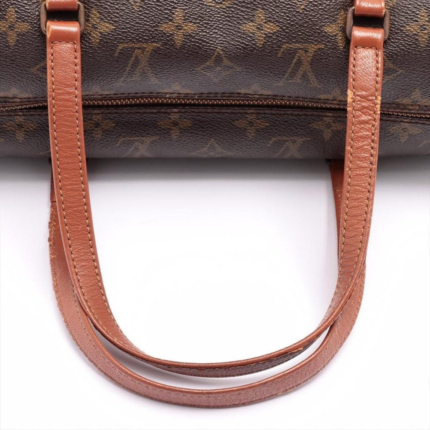 Louis Vuitton Brown Monogram Canvas Leather Papillon 30 cm Shoulder Bag