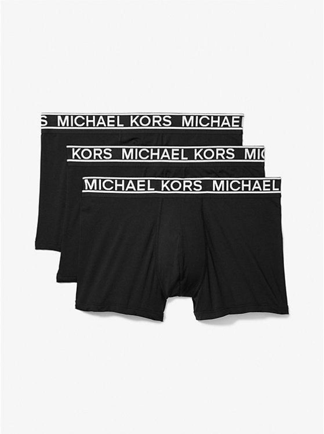 Michael Kors Men`s Performance Modal Boxer Briefs 3 Pack (N