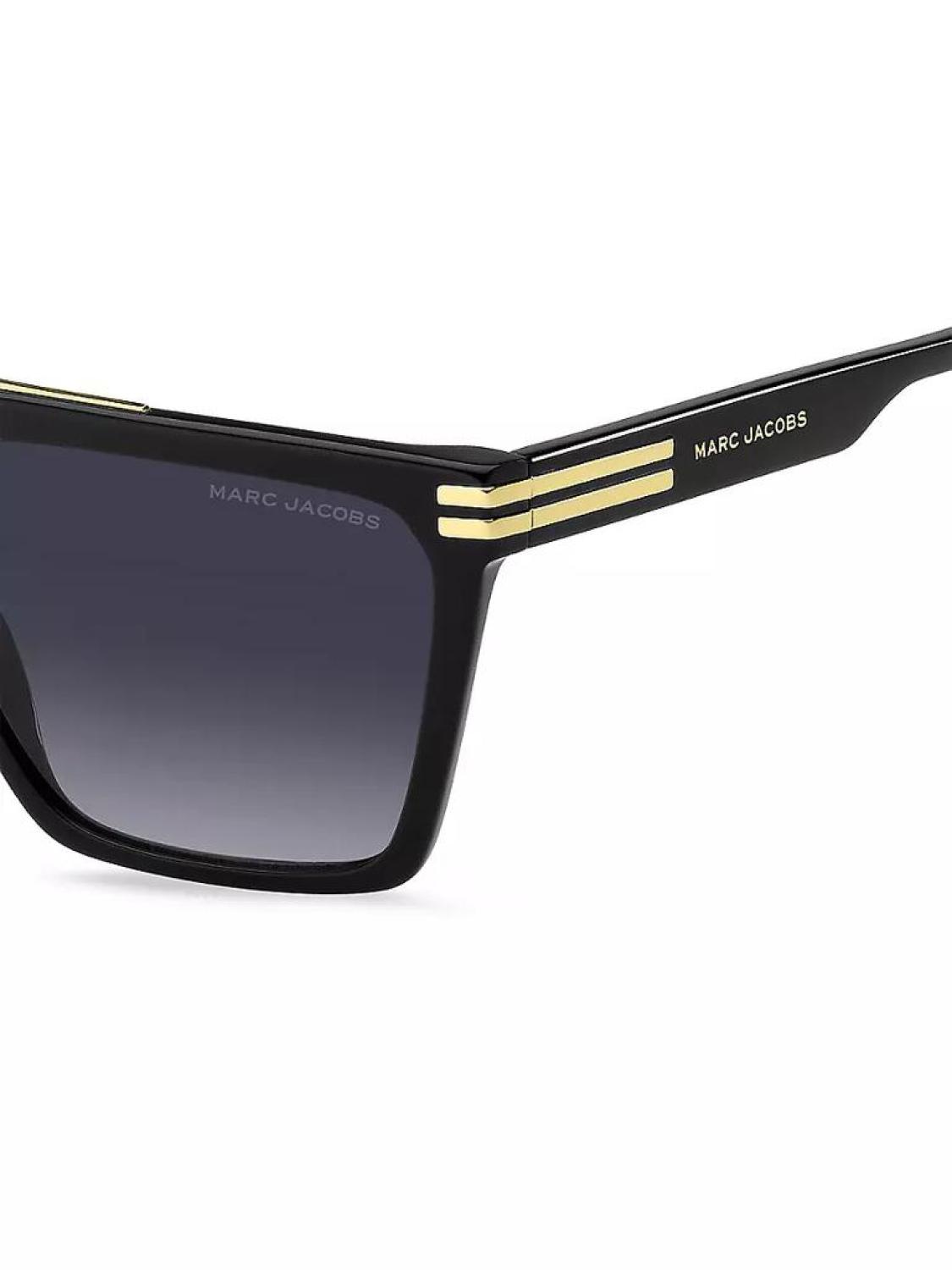 58MM Acetate Rectangular Sunglasses