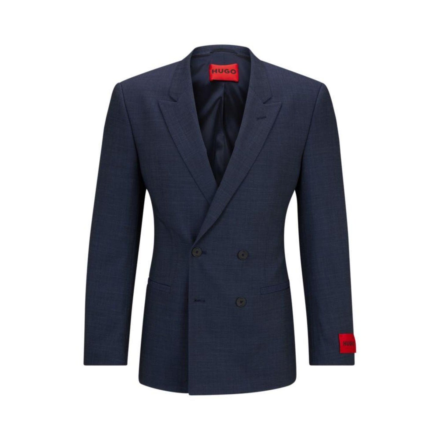 Slim-fit jacket in performance-stretch twill