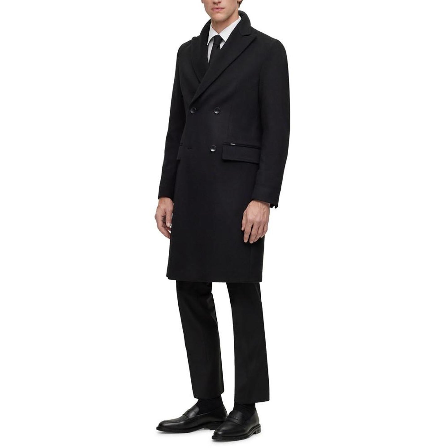 Men's Double-Breasted Coat