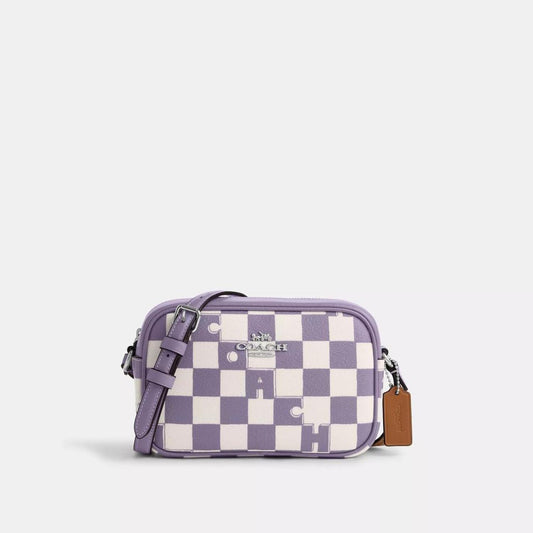 Coach Outlet Mini Jamie Camera Bag With Checkerboard Print