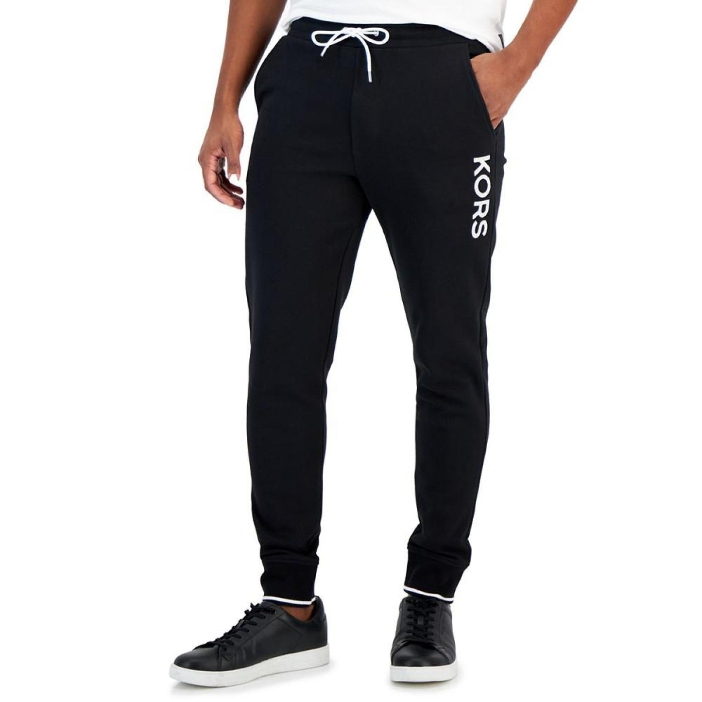 Men's Fleece Logo Drawstring Jogger Pants