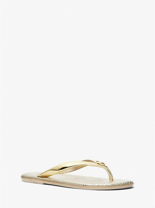 Jet Set Metallic PVC Flip-Flop