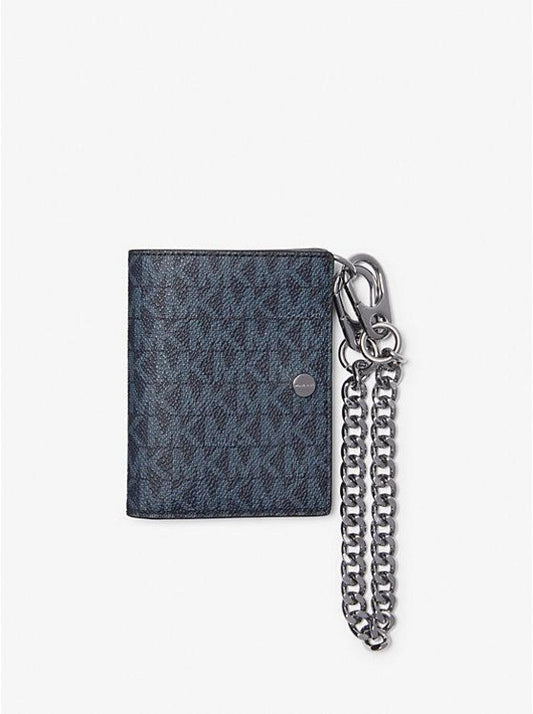 Hudson Logo Chain-Link Wallet