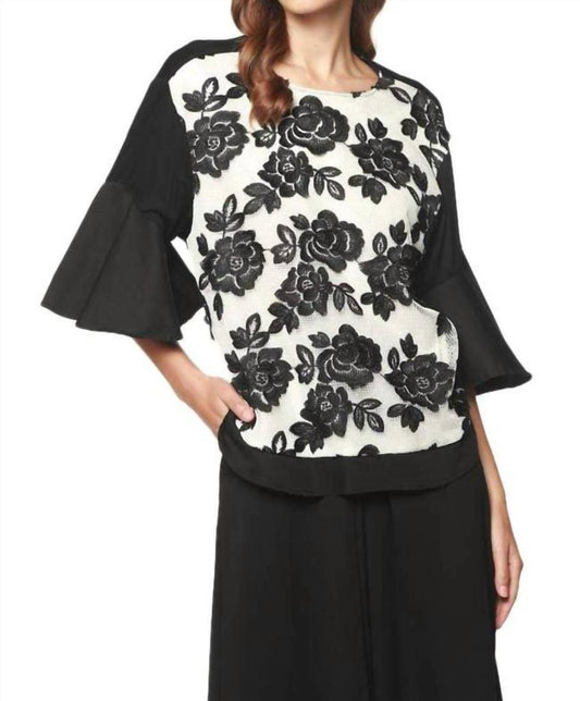 Gigi Top In Bat Orchid