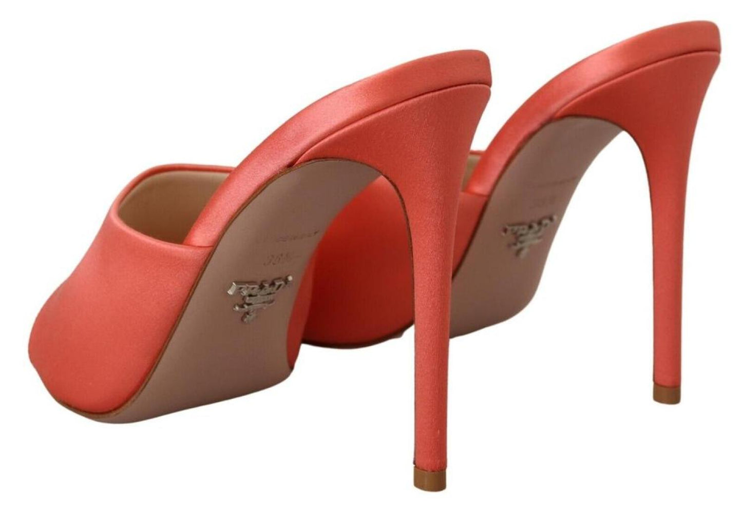 Prada Calzature Leather Stilettos Heels Sandals Women's Shoes