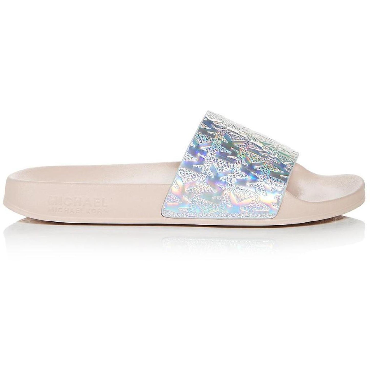 Gilmore Womens Iridescent Slip On Pool Slides