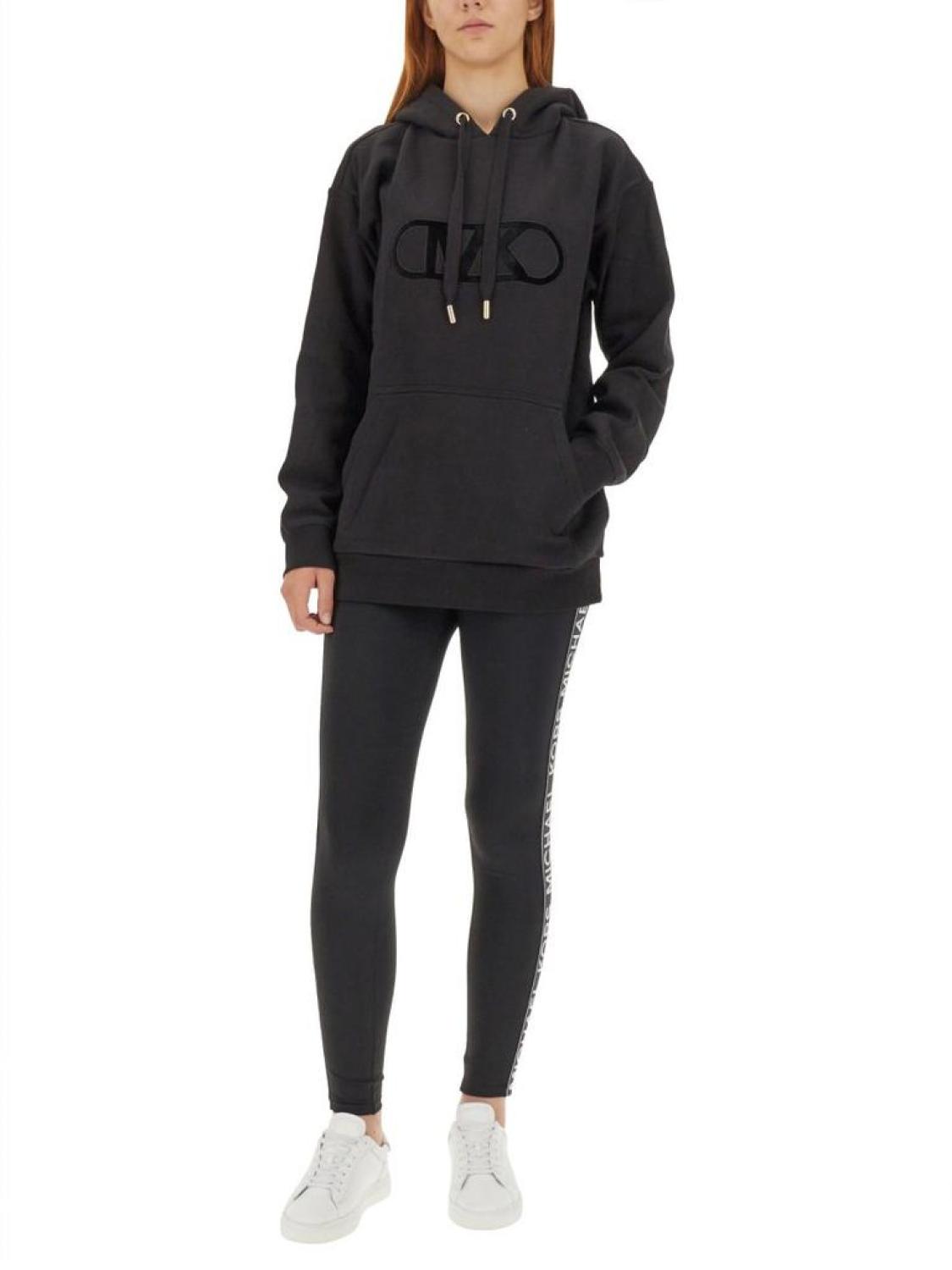 Michael Michael Kors Logo Detailed Drawstring Hoodie