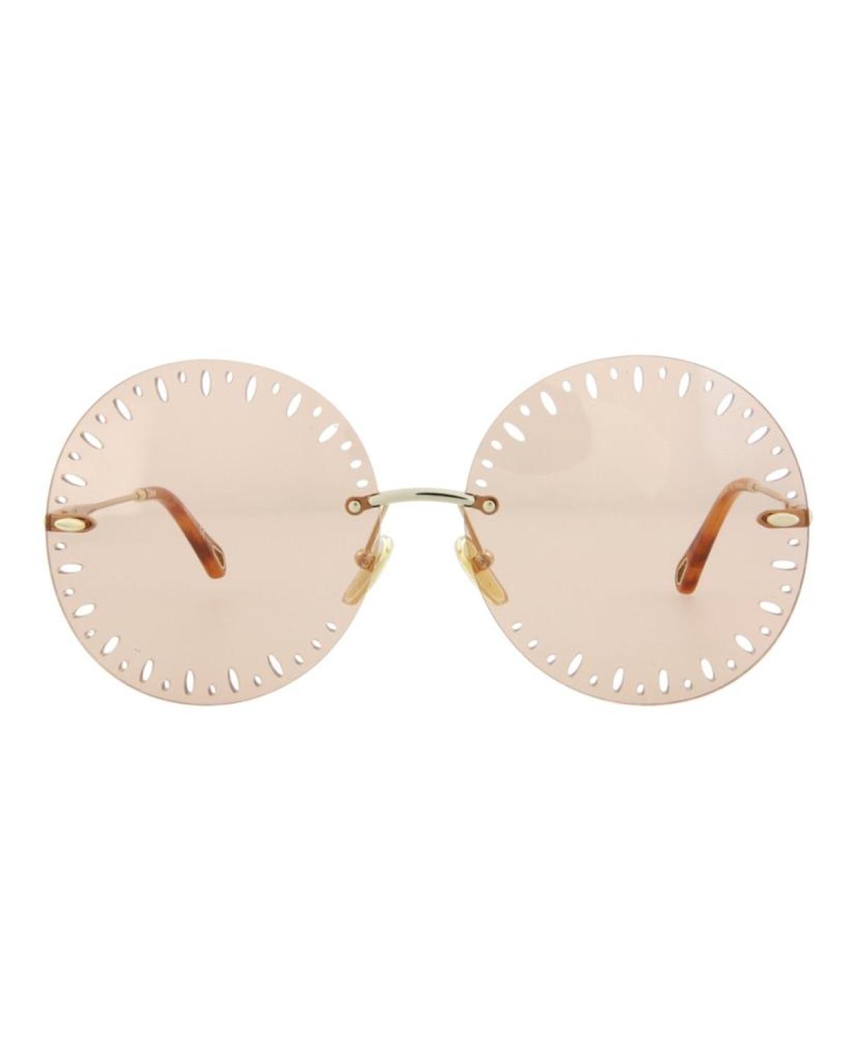 YSE Round-Frame Metal Sunglasses