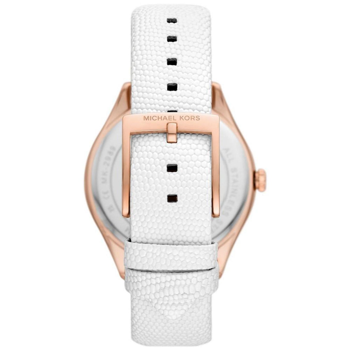 Women's Harlowe Quartz Three-Hand White Leather Watch 38mm