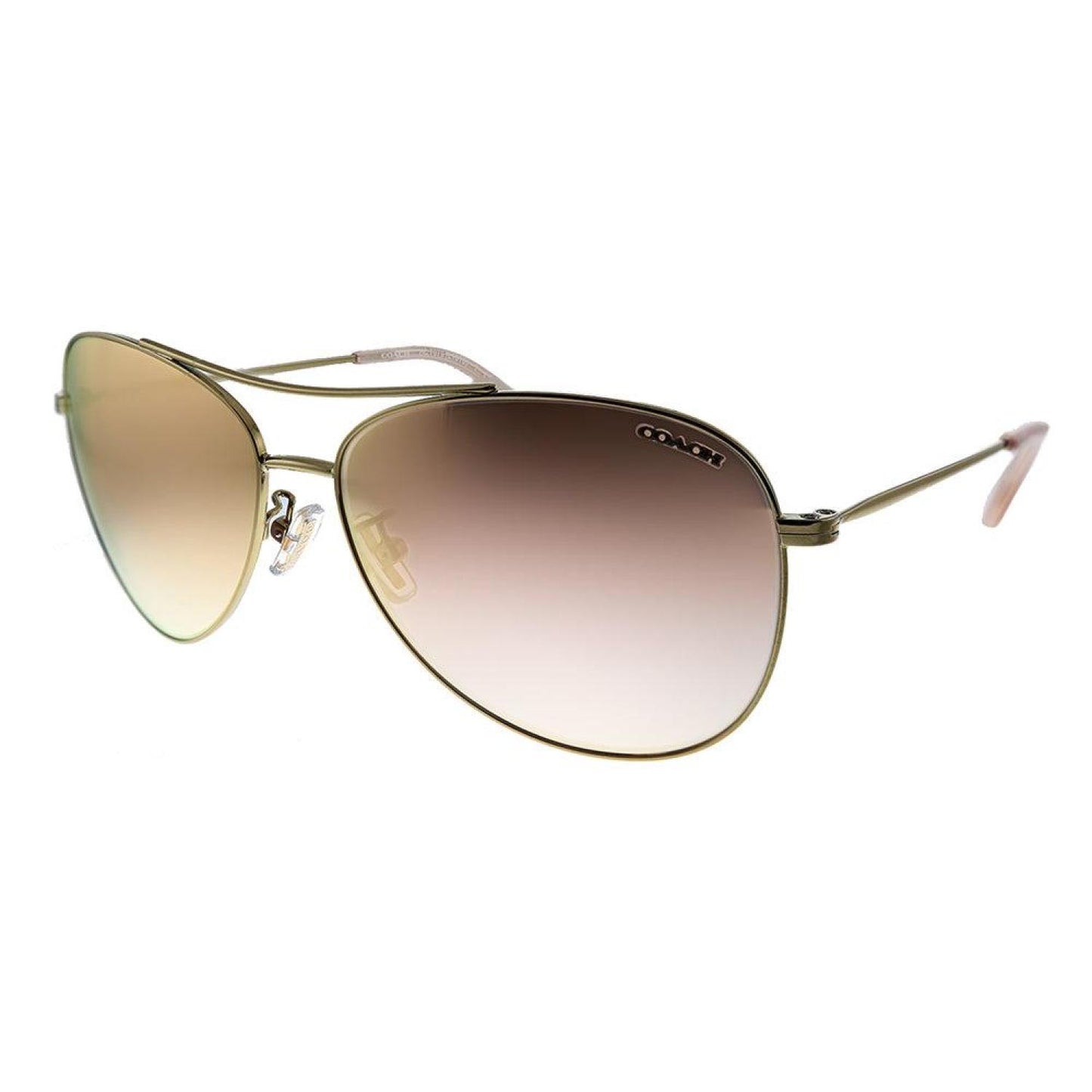 Coach L1013 HC 7079 90056F Womens Aviator Sunglasses