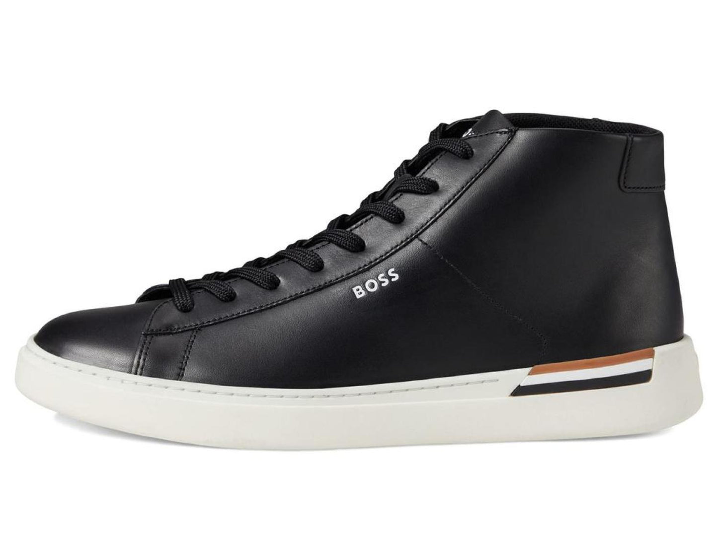 Clint Smooth Leather High-Top Sneakers