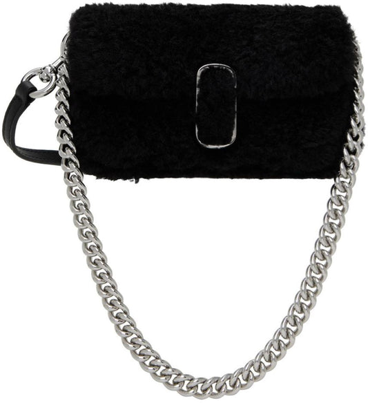 Black 'The Mini Faux-Fur' Bag