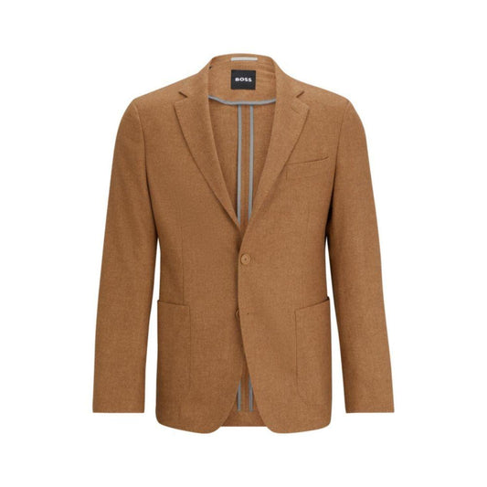 Slim-fit jacket in performance-stretch cloth