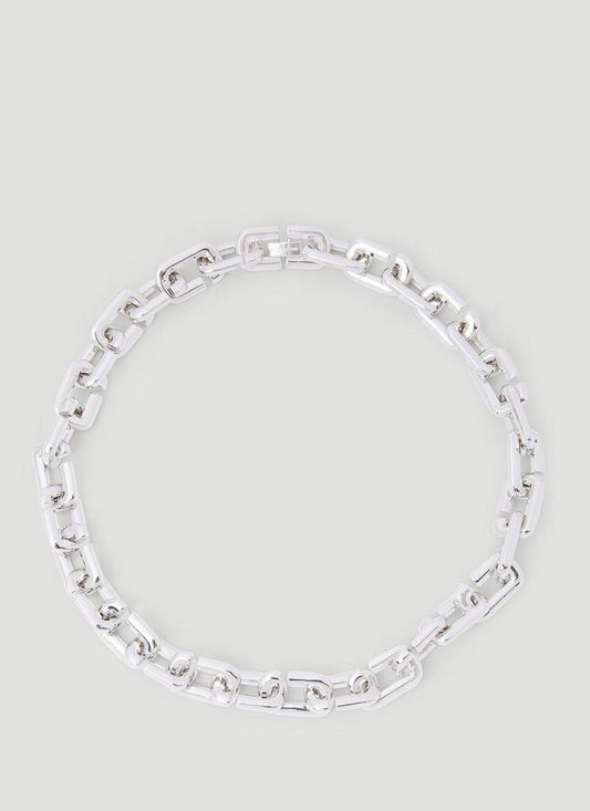 Marc Jacobs J Marc Logo-Engraved Chain-Linked Necklace