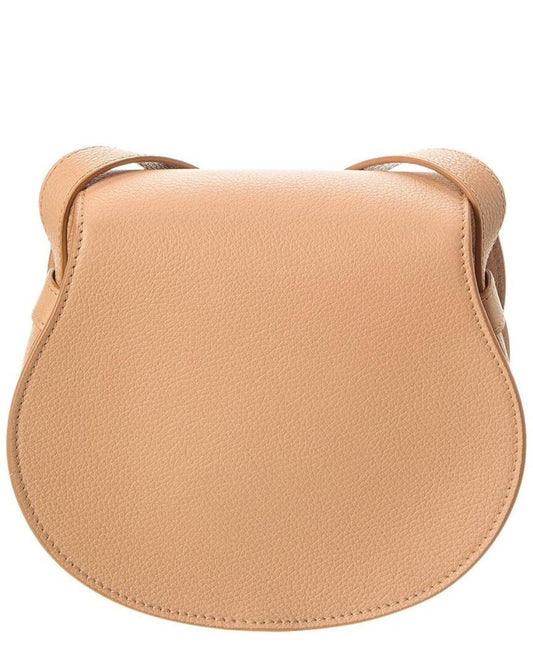 Chloé Marcie Small Leather Saddle Bag