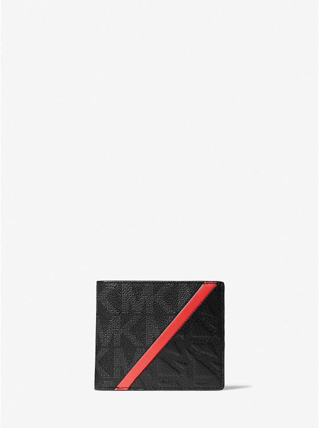 Cooper Logo and Embossed Faux Leather Billfold Wallet