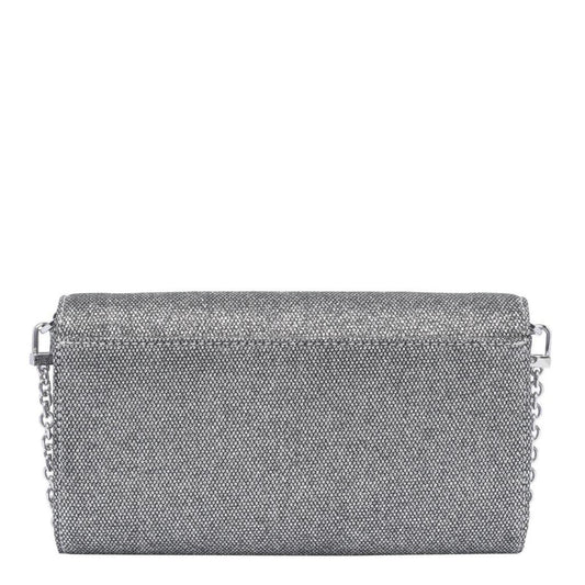 Michael Michael Kors Mona Large Glitter Chain Mesh Clutch Bag