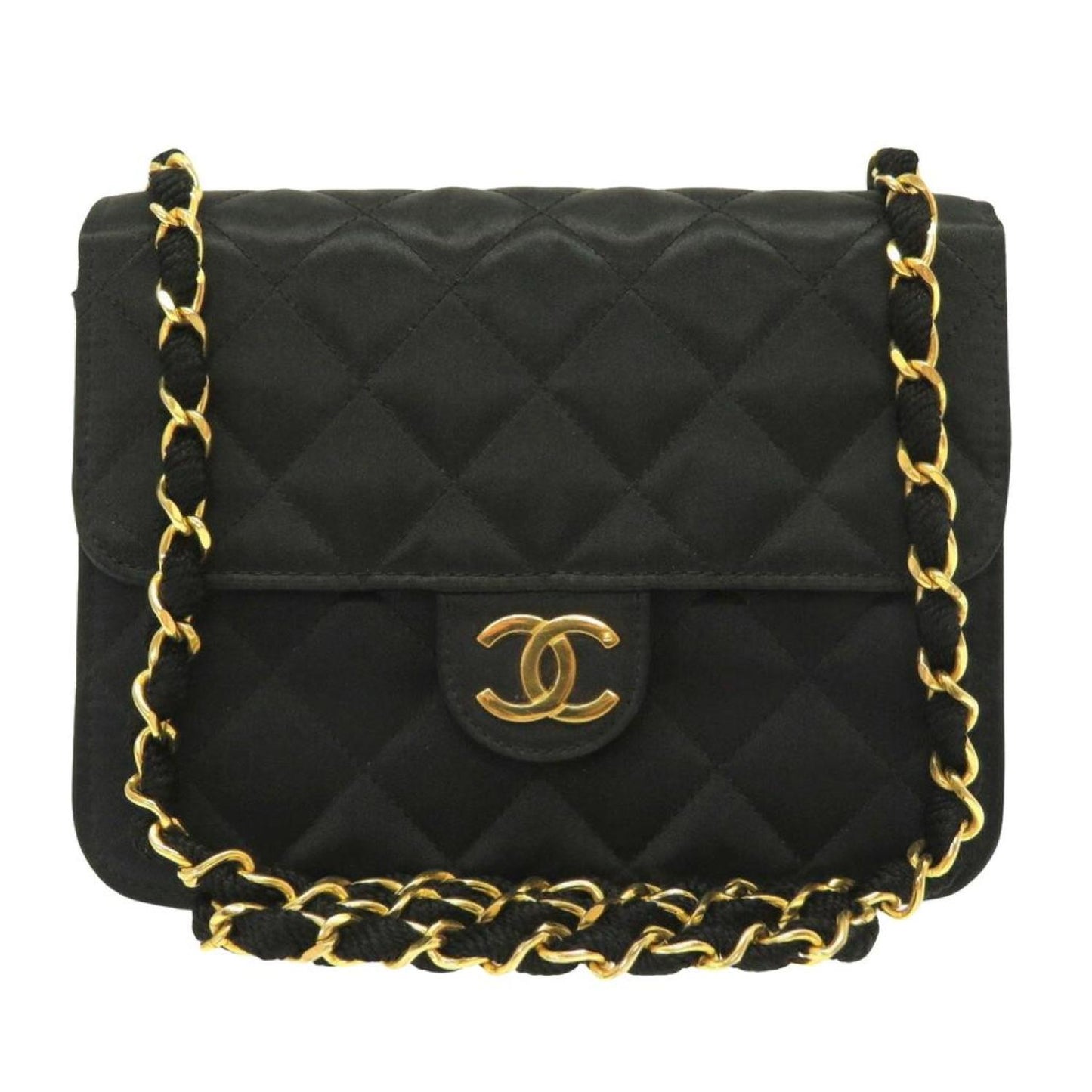 Chanel Mini Matelassé  Silk Shoulder Bag (Pre-Owned)