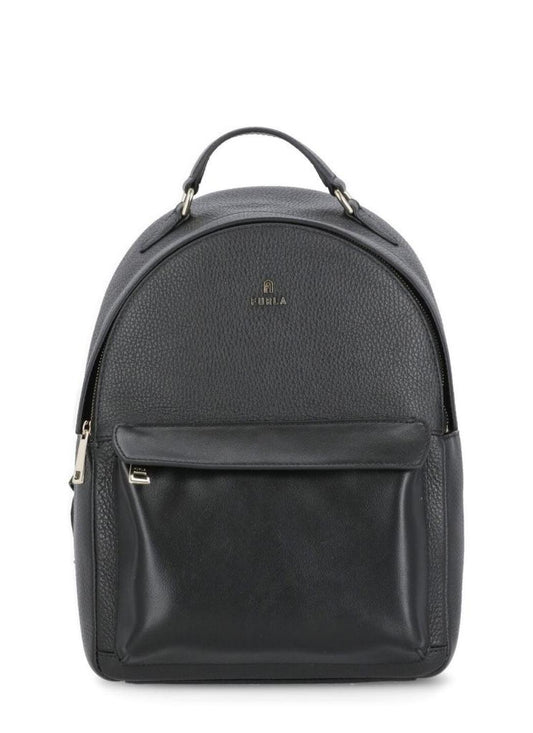 Furla Logo Lettering Zip-Up Backpack