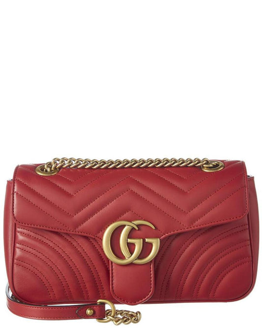 Gucci GG Marmont Small Matelasse Leather Shoulder Bag