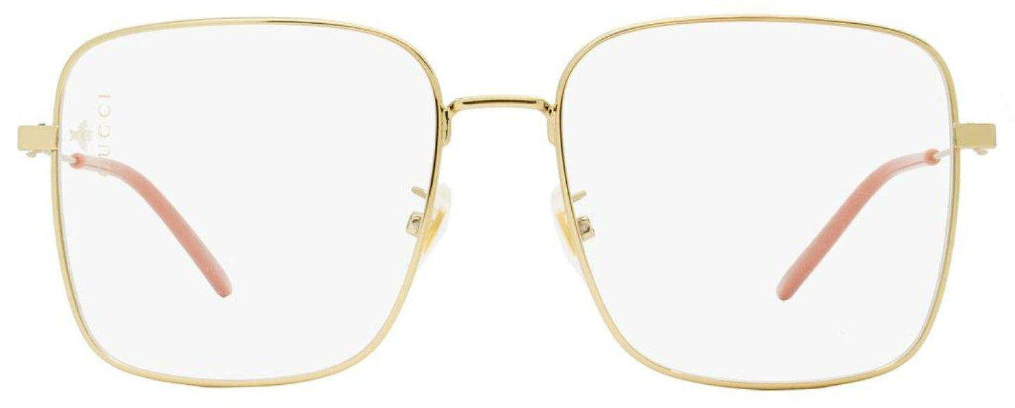 Gucci Women's  Eyeglasses GG0445O 001 Gold/Pink 56mm