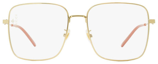 Gucci Women's  Eyeglasses GG0445O 001 Gold/Pink 56mm